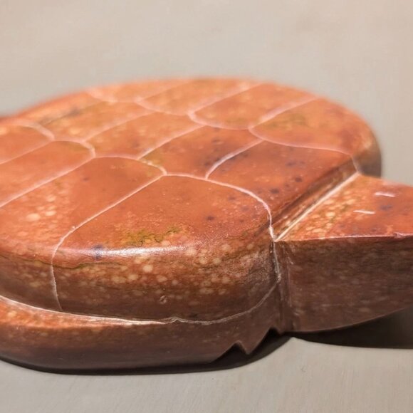 Native American Indian Hand-Carved Pipestone Turtle Effigy Fetish Original Tags - Picture 4 of 7